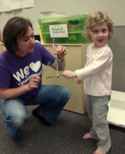 Leah LOVES Mrs. Bruno!